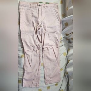 Anthropologie The Wanderer Light Pink‎ Cargo Pants/Capri